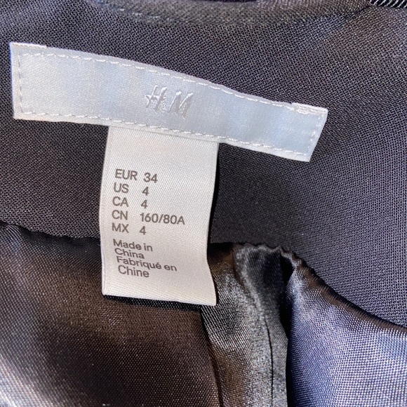 2/$15 Black tuxedo blazer by H&M - Picture 5 of 8